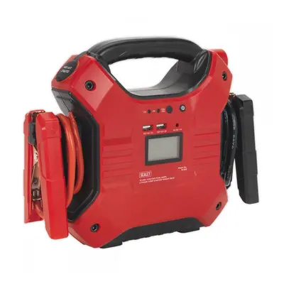 Sealey SL32S Jump Starter Power Pack Lithium-Ion Phosphate (Lifepo4) 12/24V 1200/600 Peak Amps