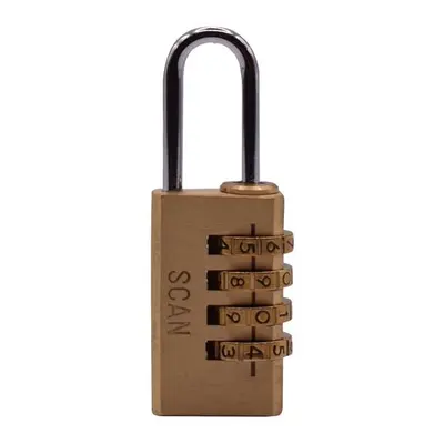 Scan NL1124 Brass Combination Padlock 20Mm