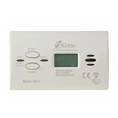 Kidde K7DCO K7Dco Digital Carbon Monoxide Alarm (10-Year Sensor)