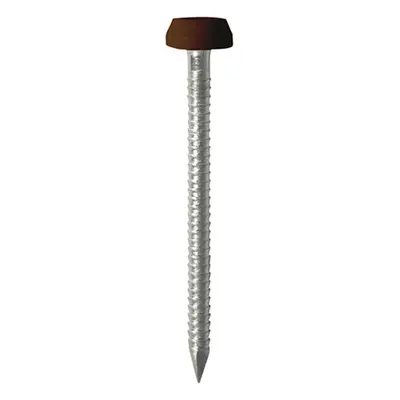 Timco PP40BR Polymer Headed Pins - A4 Stainless Steel - Mahogany 40Mm Box 250