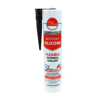 Timco 732741 Acetoxy Silicone – Black 300Ml Cartridge 1