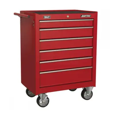 Sealey AP226 Rollcab 6 Drawer With Ball-Bearing Slides - Red