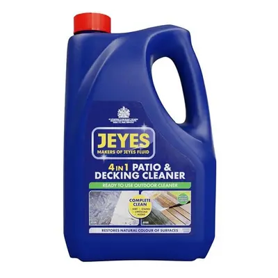 Jeyes 4-In-1 Patio & Decking Cleaner 4 Litre 11546