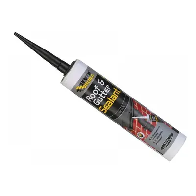 Everbuild Sika 486214 Roof & Gutter Sealant Black 295Ml