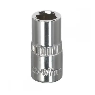 Sealey SP1407 Walldrive® Socket 7Mm 1/4inSq Drive Fully Polished