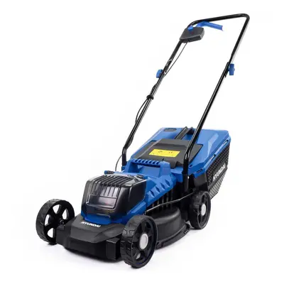 Hyundai 12.6 /32Cm Cordless 20V Max 4Ah Li-Ion Battery Hand Push Lawnmower | Hy2193