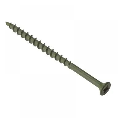 Forgefix DS4555T Decking Screw Pozi Compatible St Green Anti-Corrosion 4.5 X 55Mm Tub 1000