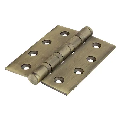 Timco 234268 Performance Ball Race Hinges - Solid Brass - Antique Brass 102 X 76