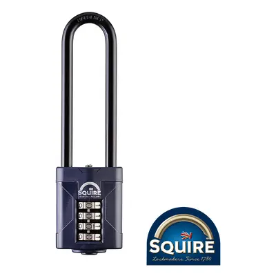 Squire SQR701730 Combination Padlock - Steel 4in Long Shackle - Cp50/4 50Mm Blister Pack 1