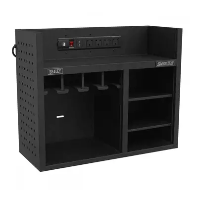 Sealey AP30SRBE Power Tool Storage Rack With Power Strip