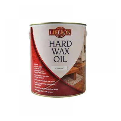 Liberon 104468 Hard Wax Oil Clear Matt 2.5 Litre