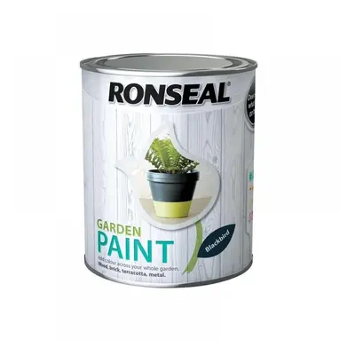 Ronseal 37406 Garden Paint Blackbird 750Ml