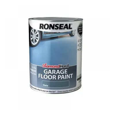 Ronseal 35763 Diamond Hard Garage Floor Paint Slate 5 Litre