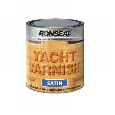 Ronseal 34909 Exterior Yacht Varnish Satin 2.5 Litre