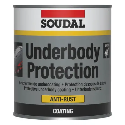 Soudal Underbody Protection Brush Black 1Kg tin 12