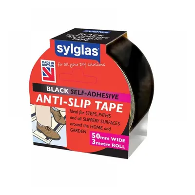 Sylglas 8620040 Anti-Slip Tape 50Mm X 3M Black