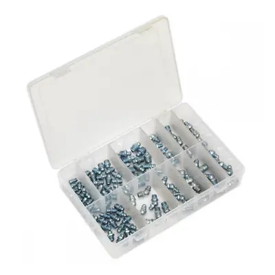 Sealey AB008GN Grease Nipple Assortment 115Pc - Metric