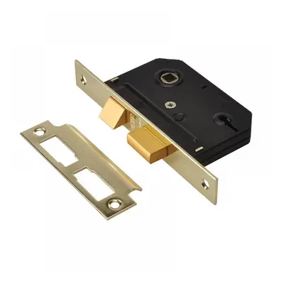 Union Y-ES-SL-PB-3.0 Es-Sl Essentials 3 Lever Mortice Sashlock Polished Brass 79Mm 3In Visi