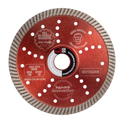 Ox Tools TX10R-150/22 Spectrum Superior Turbo Dia Blade - Multi-Steel - 150/22.23Mm EA