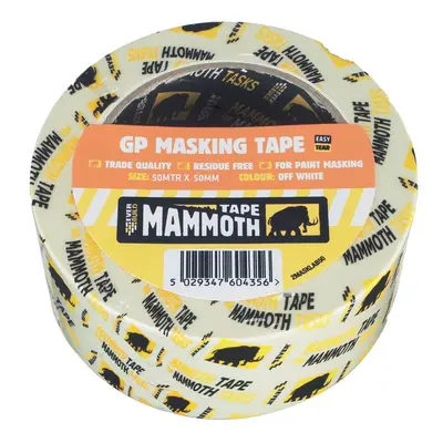 Everbuild Retail/Labelled Mask Tape 50Mm 50Mtr