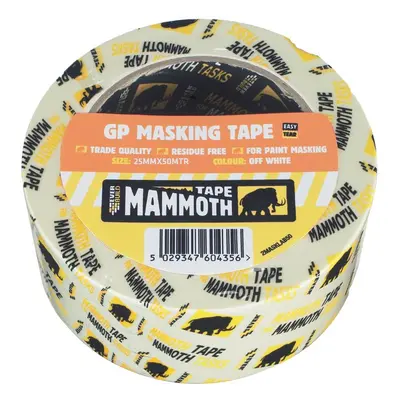 Everbuild Retail/Labelled Mask Tape 25Mm 50Mtr