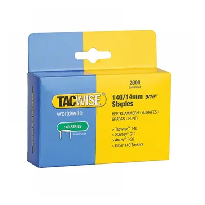 Tacwise 0349 140 Heavy-Duty Staples 14Mm (Type T50 G) (Pack 2000)