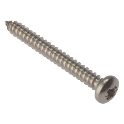 Fandf STPP128SS Self Tapping Screw - Pan Head - A2 Stainless Steel 1/2in X 8 (Box Of 100)