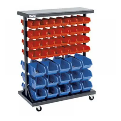 Clarke 4501620 Csr94 Mobile Double Sided Storage Bin Rack