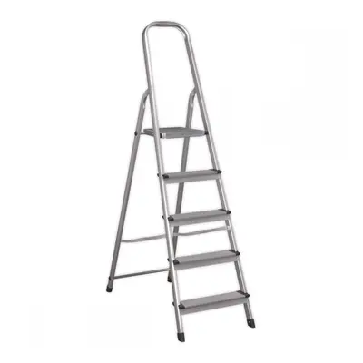 Sealey ASL5 Aluminium Step Ladder 5-Tread En 131