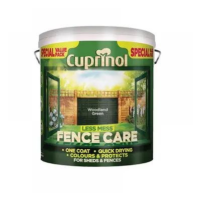 Cuprinol 5194072 Less Mess Fence Care Woodland Green 6 Litre