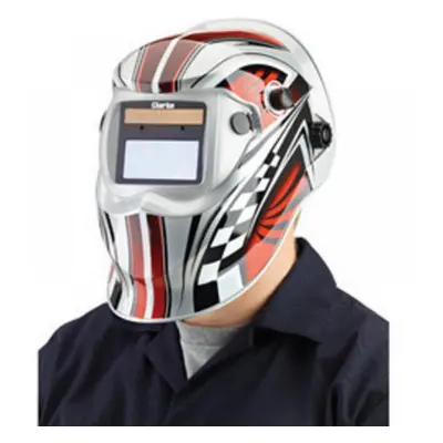 Clarke 6000708 Gwh6 Chequer Design Arc Activated Solar Powered Grinding/Welding Headshield