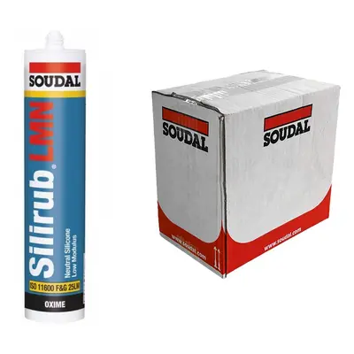 Soudal 114574 Silirub® Lmn Brilliant White 300Ml cartridge 24 Box