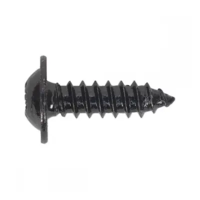 Sealey BST4816 Self-Tapping Screw 4.8 X 16Mm Flanged Head Black Pozi Pack Of 100