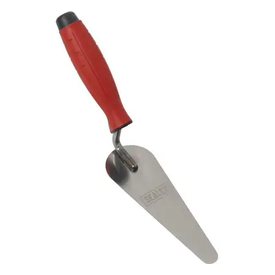 Sealey T1225 Stainless Steel Narrow Gauging Trowel - Rubber Handle - 160Mm