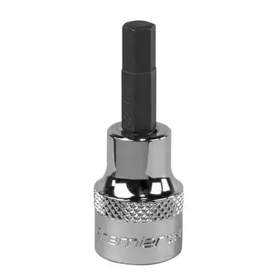 Sealey SBH009 Hex Socket Bit 6Mm 3/8inSq Drive