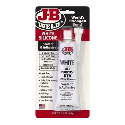 J-B Weld Silicone Sealant & Adhesive White 85G JB31312