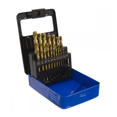 Sealey AK4719 Hss Fully Ground Drill Bit Set 19Pc Din 338 Metric