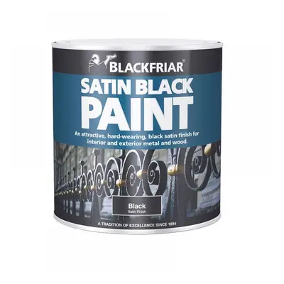 Blackfriar BF0520003E1 Satin Black Paint 500Ml