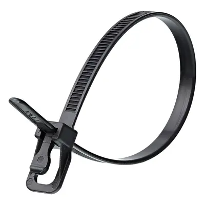 Retyz Evt-S14Bk-Ta Everytie Reusable Cable Ties In Black 355Mm/14In (Pack Of 100)