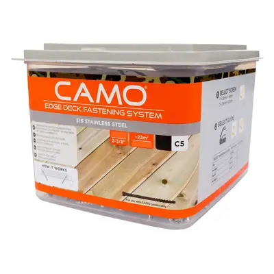 Camo 345219S Edge Decking Screw 4 2X48Mm (1750 Pcs) Box 1750