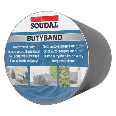 Soudal Butyband Butyl Flashing Tape Aluminium 10M roll 5