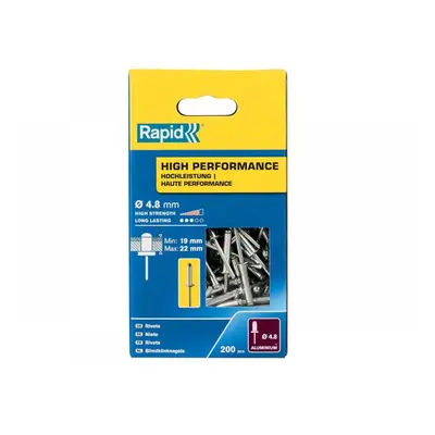 Rapid 5001440 High Performance Rivets 4.8 X 25Mm (Box 200)