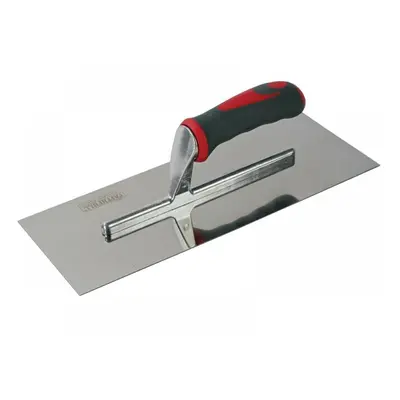 Faithfull 5203288827 Plastererfts Finishing Trowel Stainless Steel Soft Grip Handle 13 X 5In