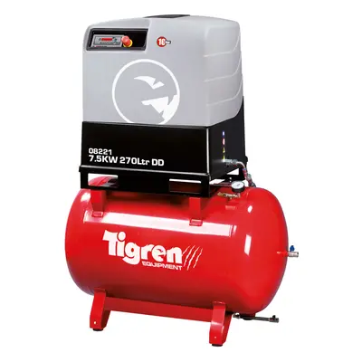 Tigren 08221 Dd 5.5Kw 270Ltr Screw Compressor