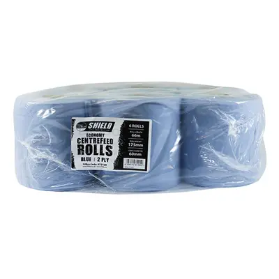 Timco 973169 Centrefeed Rolls - Blue - Economy 66M X 175Mm Pack 6