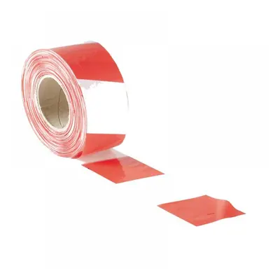 Faithfull 002570500RWTB Barrier Tape 70Mm X 500M Red & White