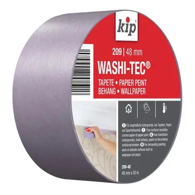 Kip® 222547 209 Premium Low Tack Washi-Tec® Masking Tape 48Mm X 50M