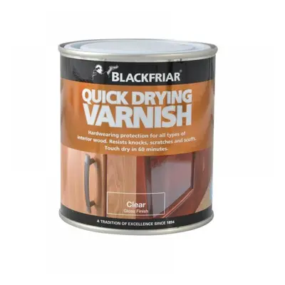 Blackfriar BF0270001E1 Quick Drying Duratough Interior Varnish Clear Gloss 500Ml