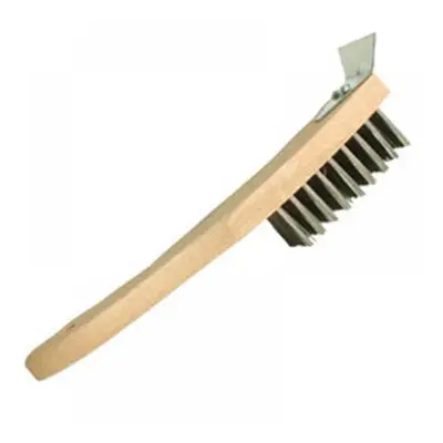 Clarke 1801552 Cht552 5 Row Steel Wire Brush & Scraper