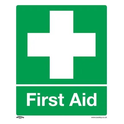 Sealey SS26P1 Safety Sign - First Aid - Rigid Plastic